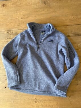 Patagonia Women’s Half-Zip Fleece Pullover - Periwinkle/Gray